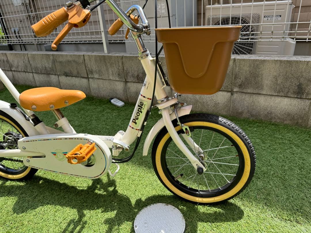 people いきなり自転車 プレミアムホワイト 14インチ