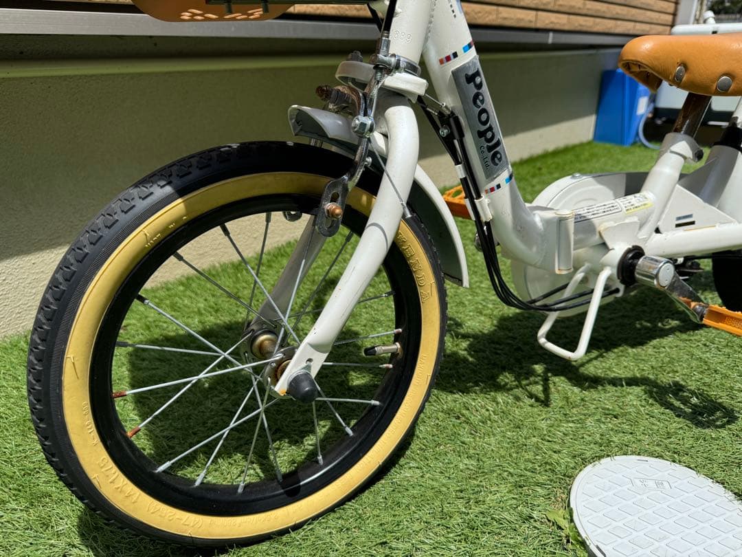 people いきなり自転車 プレミアムホワイト 14インチ
