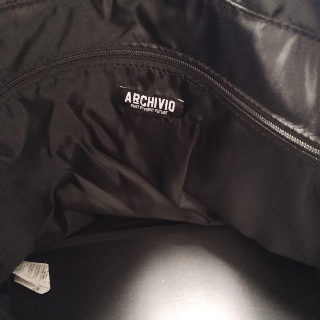 ARCHIVIO トートバッグ ブラック/ターコイズ