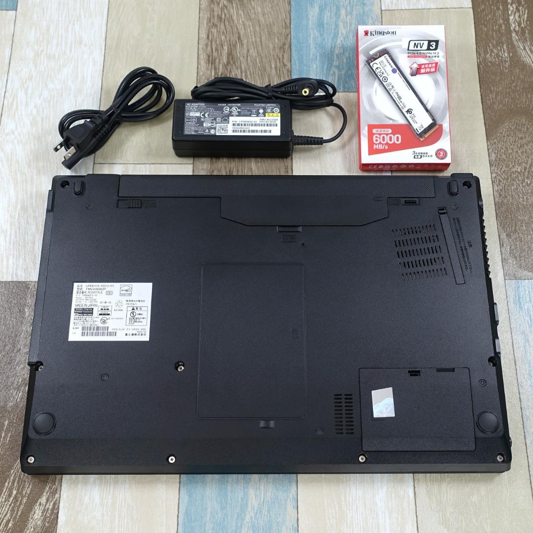 美品で神速の２０２３年製✨１２世代ｉ５に超高速新品ＳＳＤ５００ＧＢ＆大容量メモリ