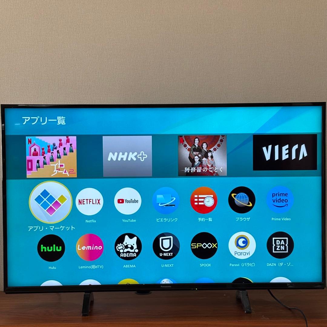 パナソニック　49型液晶テレビ　2018年製 【美品】 明日まで特別価格