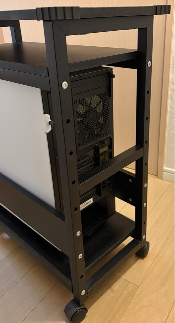 NZXT H510 Elite（ホワイト） 強化ガラス ＋ ラック（希望者のみ）