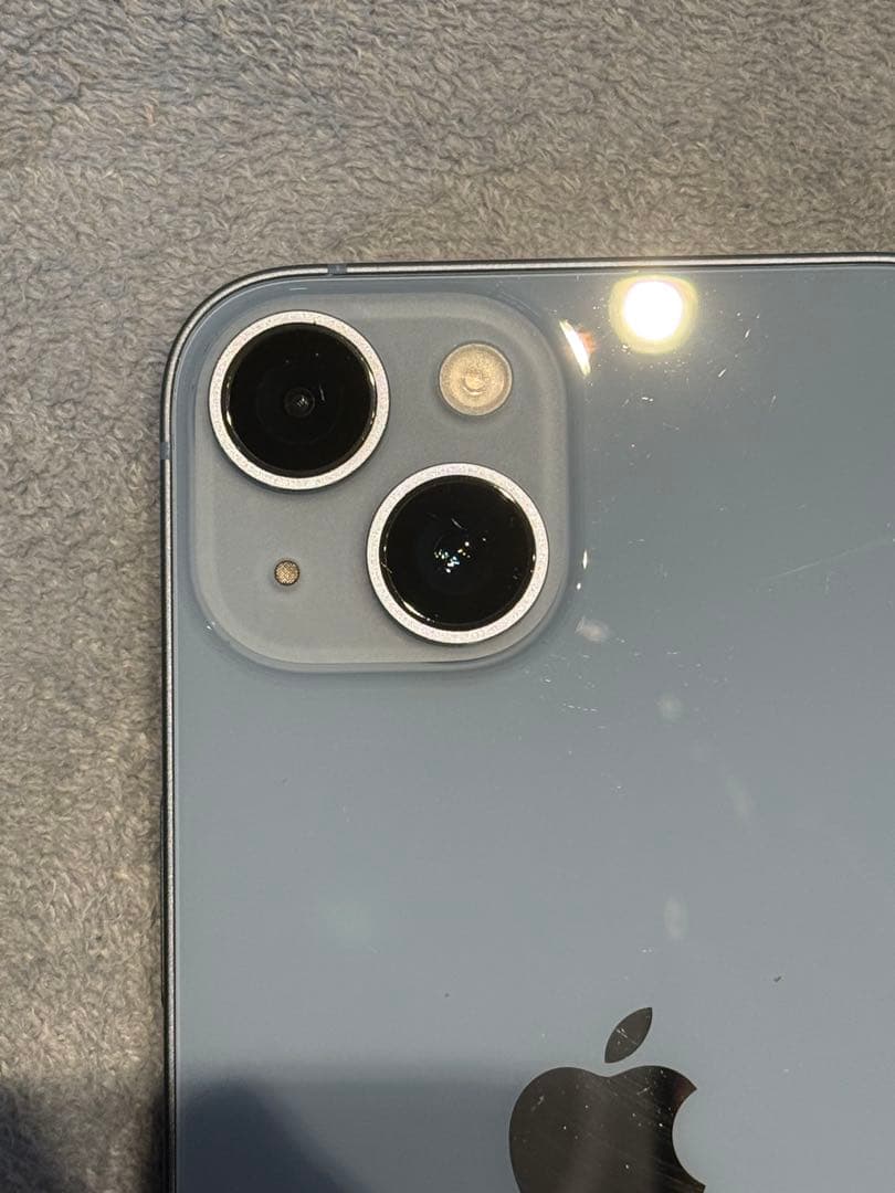 シャッター音なし バッテリー100% iPhone14 ブルー 128GB