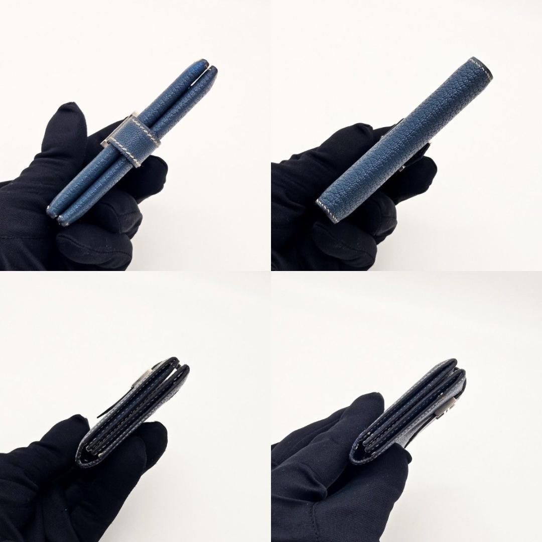 argon57 カードケース 名刺入れ ブルー HERMES