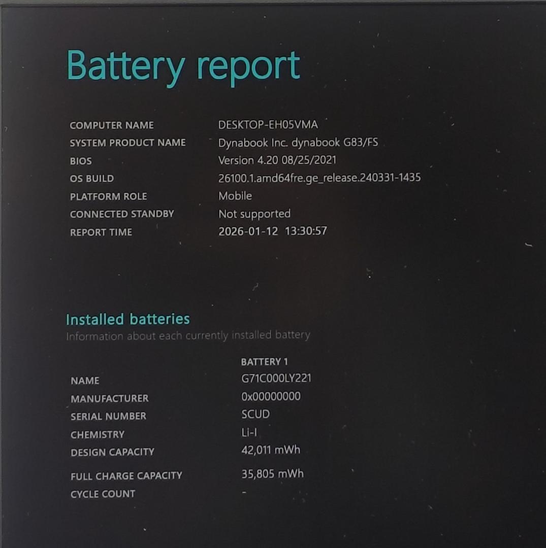 新品マウス付☆ dynabook G83/FS 16/256GB 第10世代 ⑦