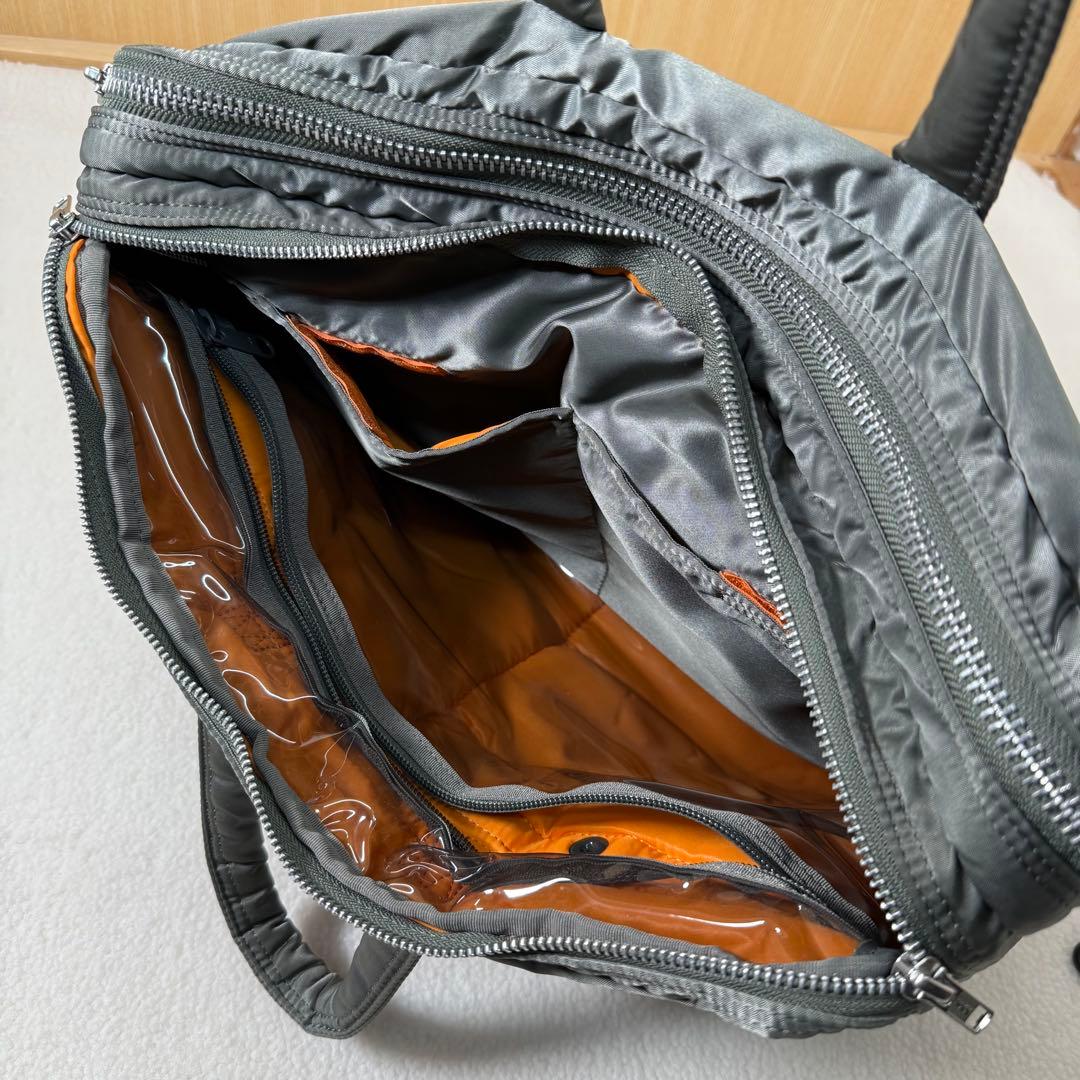 極美品　PORTER ポーター タンカー 2way ショルダーバッグ　 シルバー