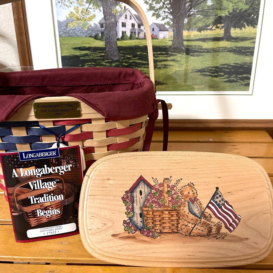 ロンガバーガーバスケット　longabergerバスケット　小物入れ