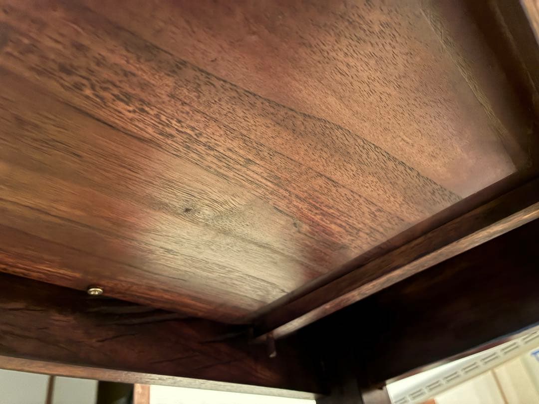 バリ家具　サイドテーブル 引き出し付き