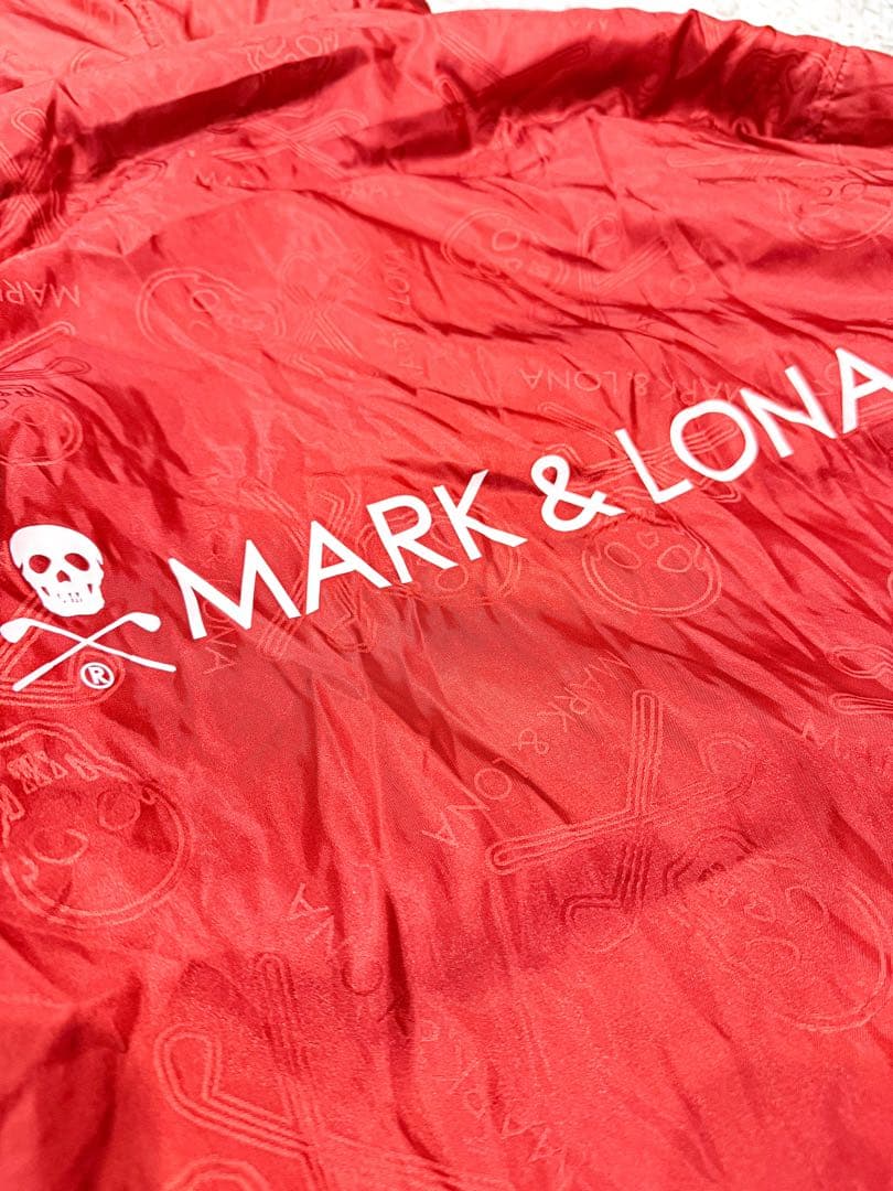 まつたけ MARK&LONA マークアンドロナ 中綿ジャケット スカルロゴ