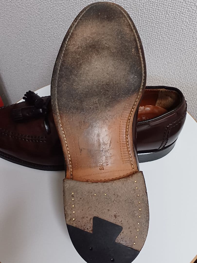 Alden製ブルックス・ブラザーズコードバンタッセルローファー