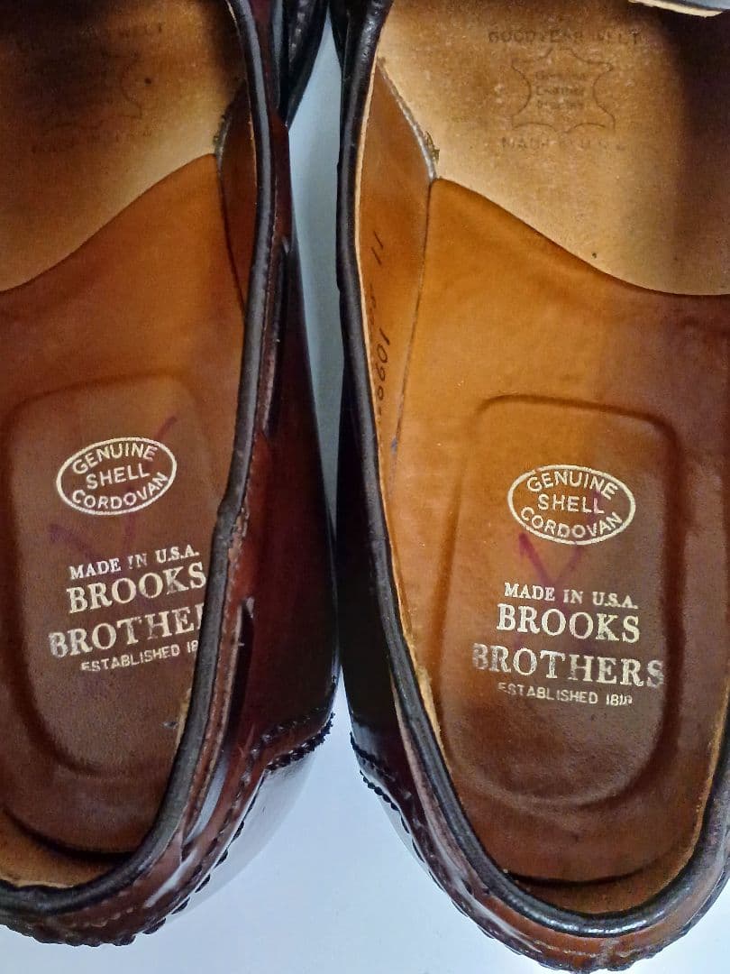 Alden製ブルックス・ブラザーズコードバンタッセルローファー