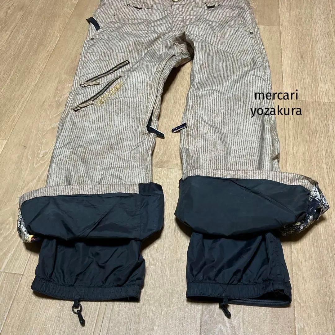 美品 ETHER エター M スノーボードウェア上下 COMPASS