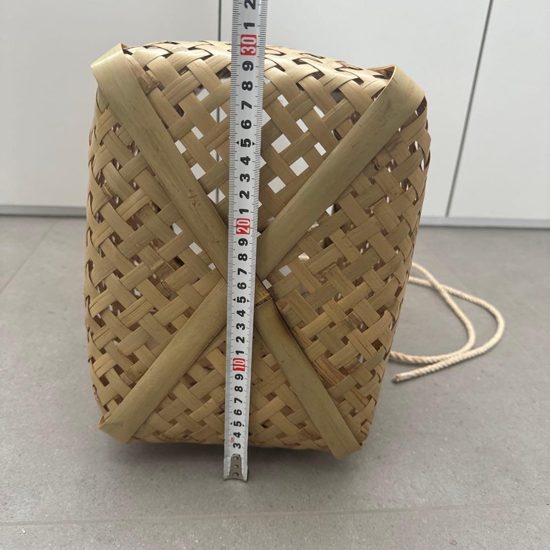 竹籠　腰籠　収穫籠