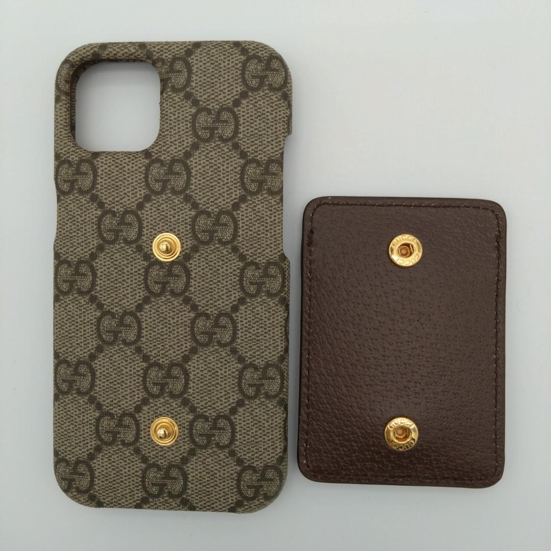 未使用級 GUCCI iPhone13 オフィディア GG カード入れ付