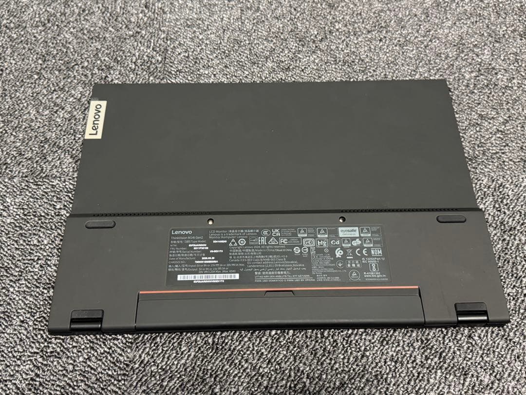 ThinkVision M14t Gen2 タッチ+ペン2 4X81H95633