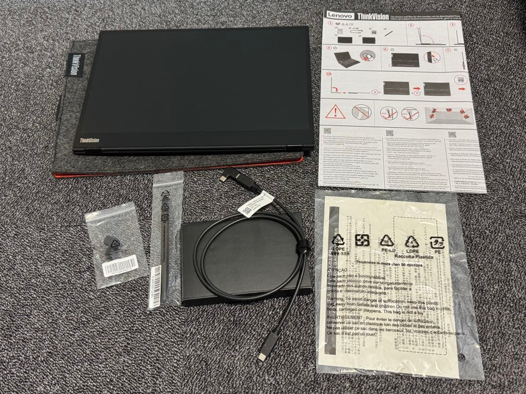 ThinkVision M14t Gen2 タッチ+ペン2 4X81H95633