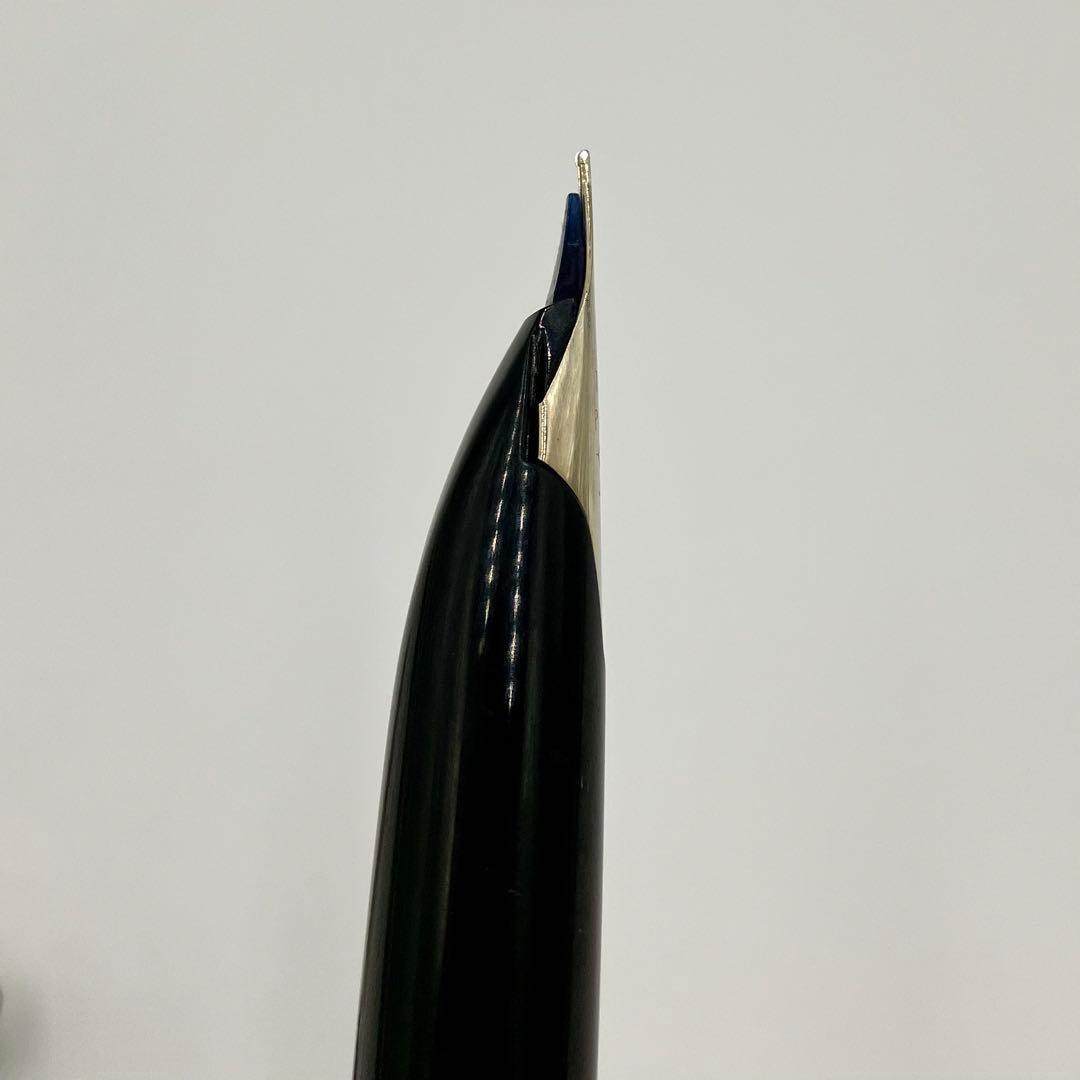 パイロット 万年筆　エリート 18KWG シルバー　格子　チェック