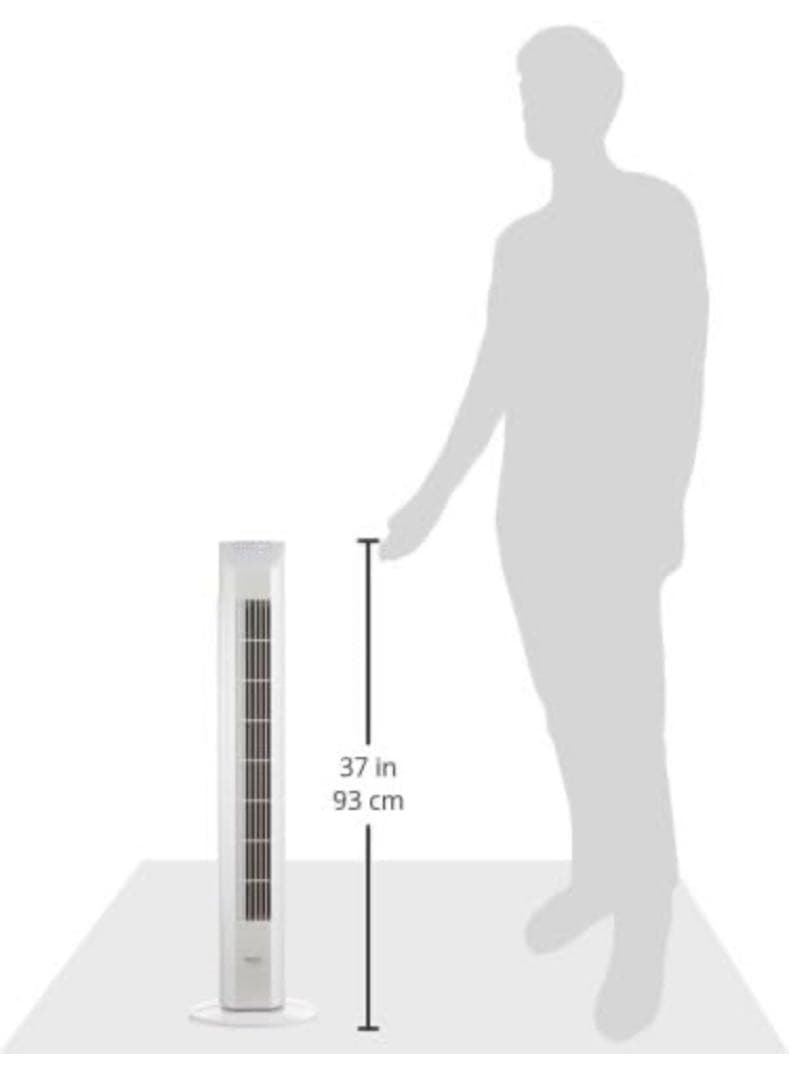 【送料無料】[山善] 扇風機タワーファン ホワイト YSR-J802(W)