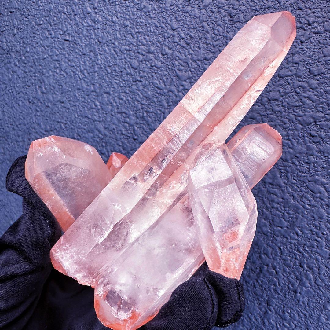 別格高級品❗️爆レア❗️両剣❗️超綺麗♡可愛い♡☆ピンクレムリアンシード原石A1348