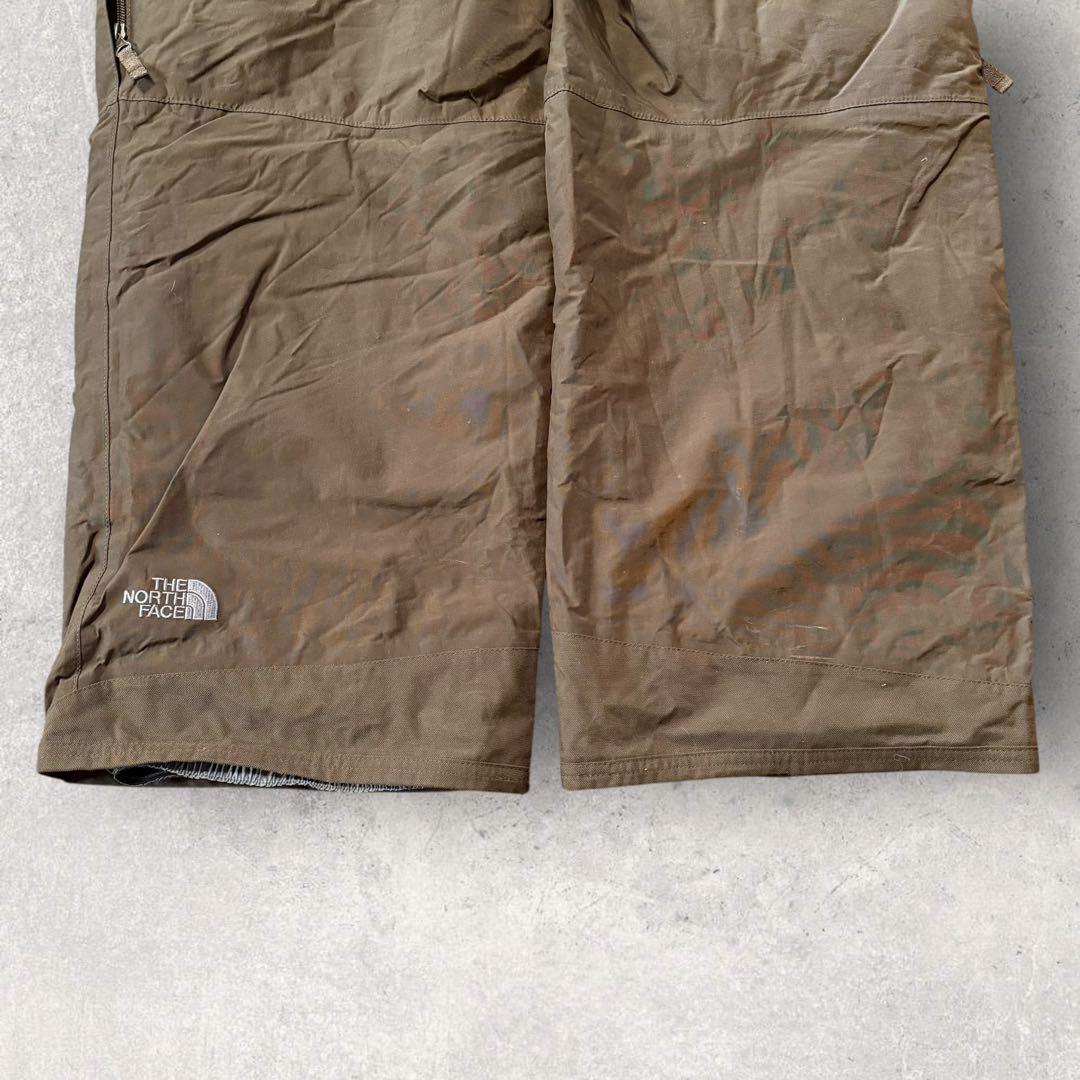 【くびなが】スキー　スノボーパンツ　刺繍ロゴ　茶色　XL ハイベント