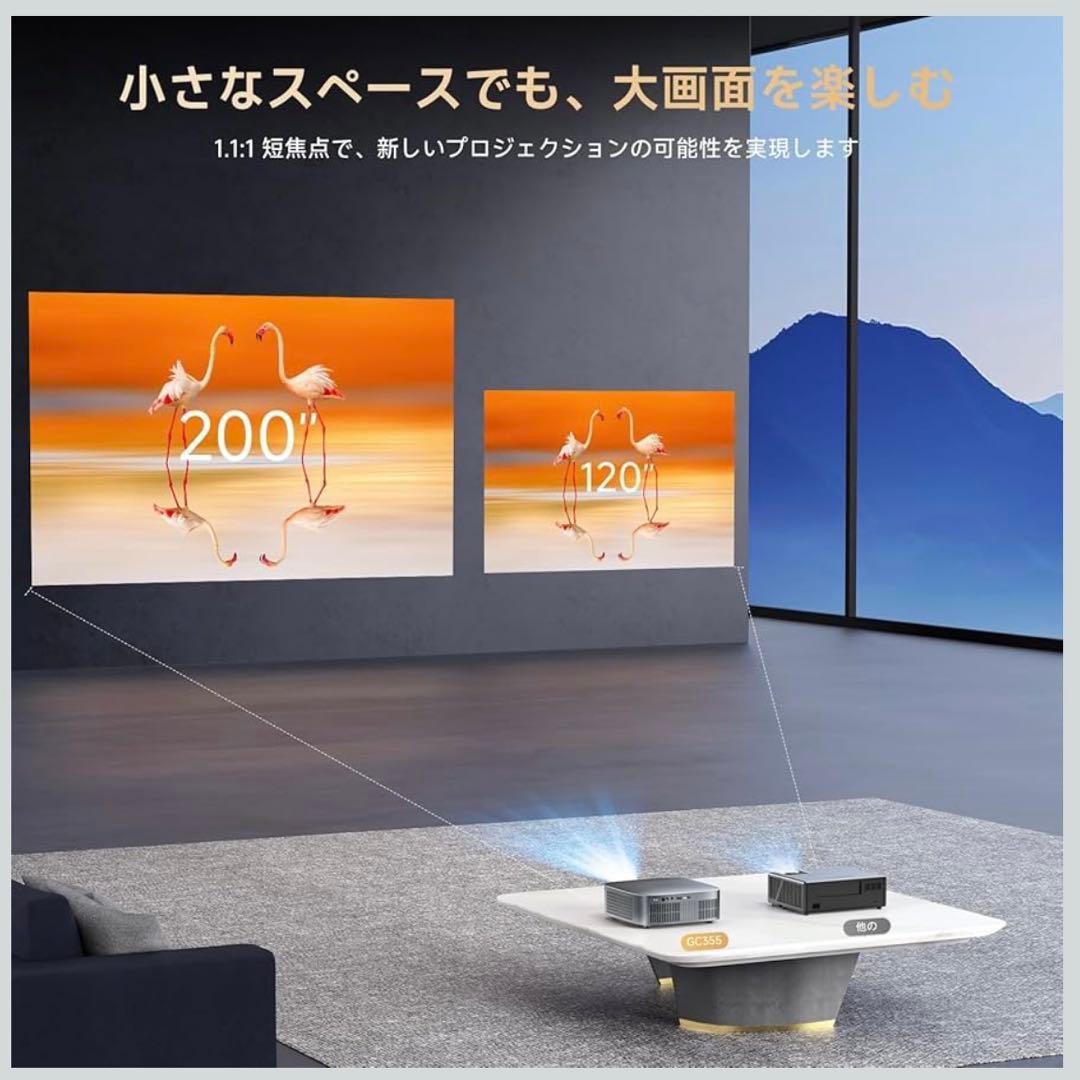 iSinbox 超短焦点プロジェクター　【1200ANSI/4K対応】