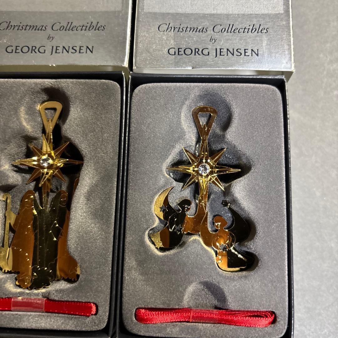 ジョージ　ジェンセン　クリスマス　オーナメント　3点