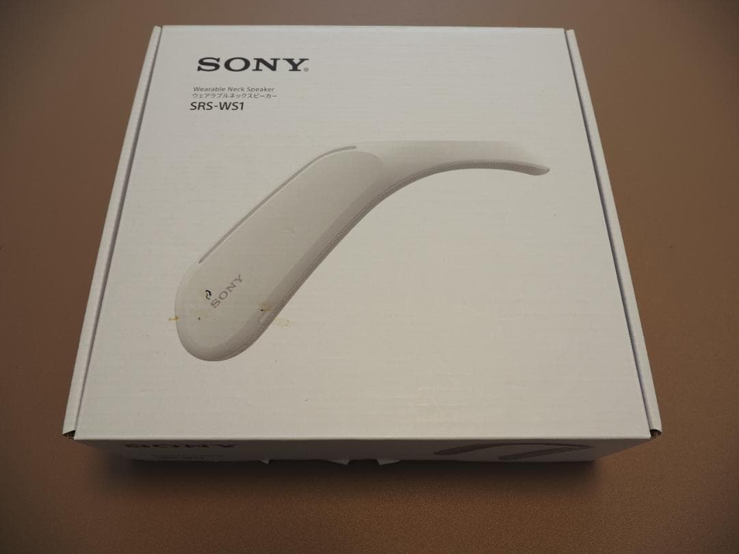 ソニー SONY ウェアラブルネックスピーカー SRS-WS1