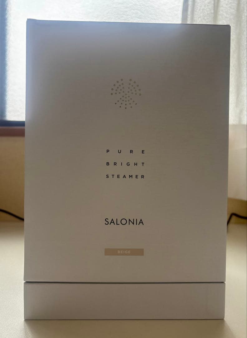 SALONIA サロニア　ピュアブライトスチーマー　カラー　ベージュ