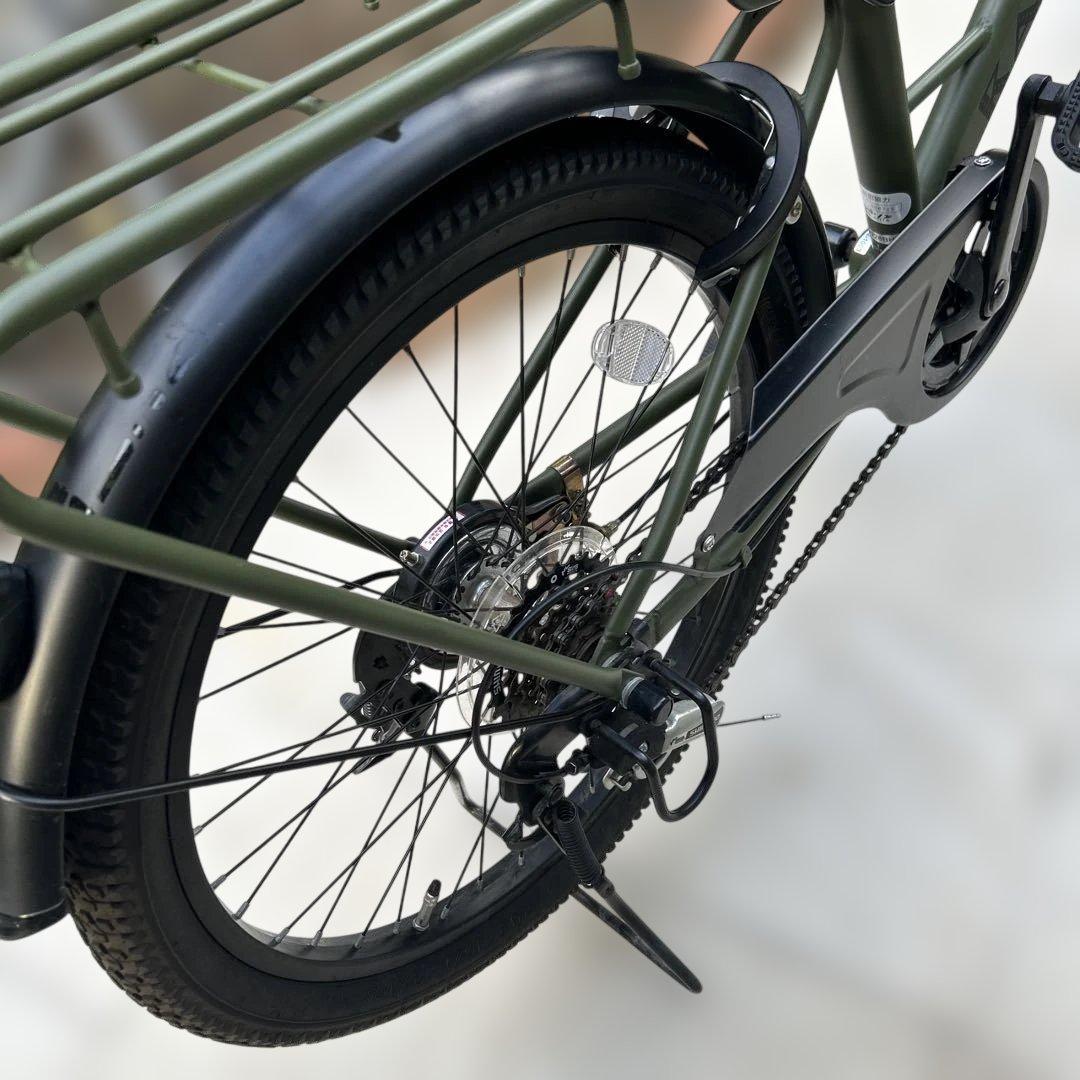 22インチ 子供用自転車 6段変速 LEDダイナモライト