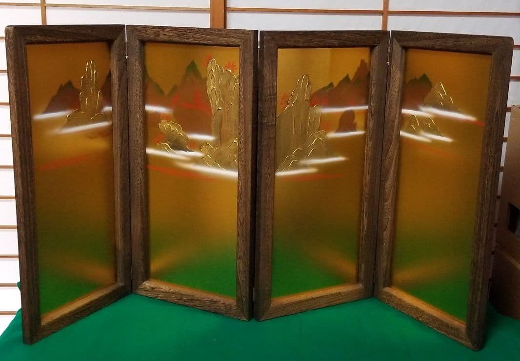 五月人形用　屏風