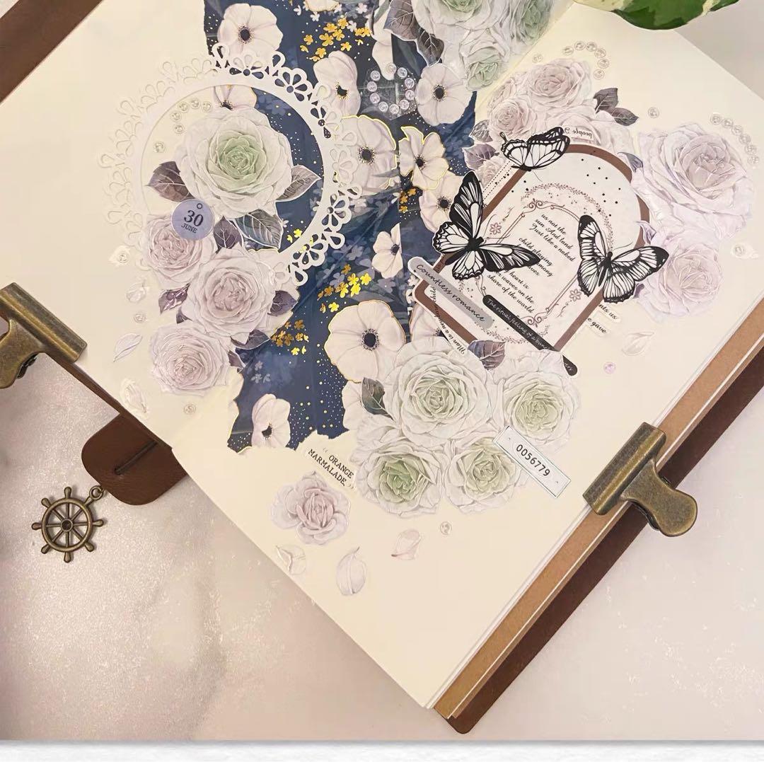 WT《花絮晚》海外マスキングテープ　マステ 【1400】