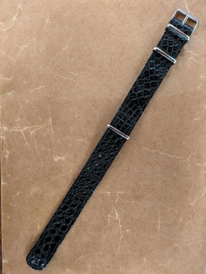 THE SOLE T・MBH別注 NATOべルト 20mmクロコダイル
