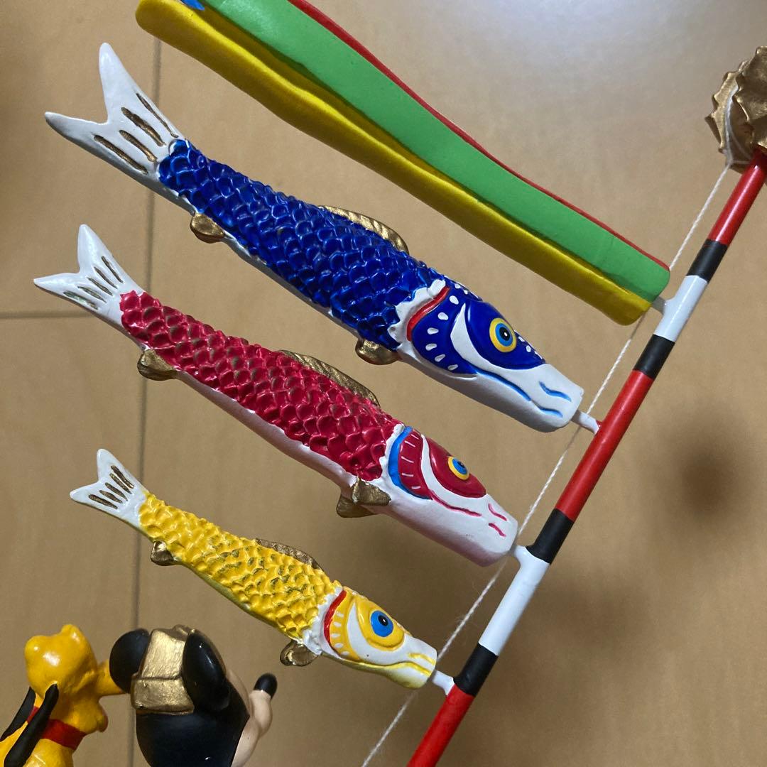 【即購入ok!!】レア ディズニー ミッキー ジオラマ 五月人形 フィギュア