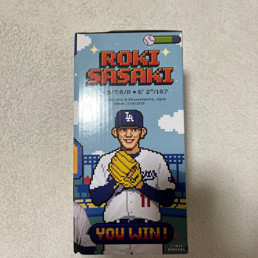 佐々木朗希　ボブルヘッド　ドジャース
