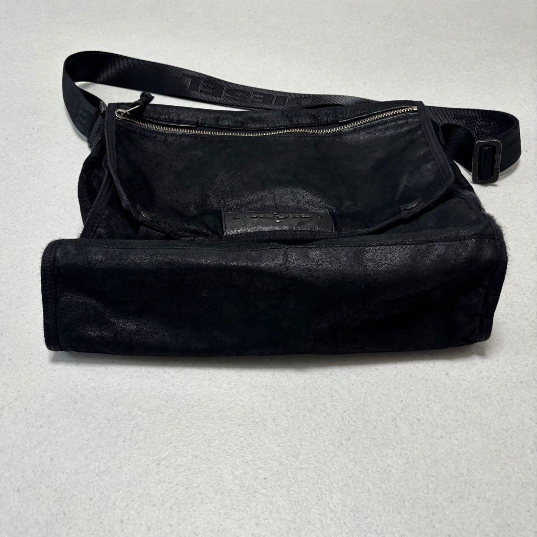 archive diesel suède like shoulder bag