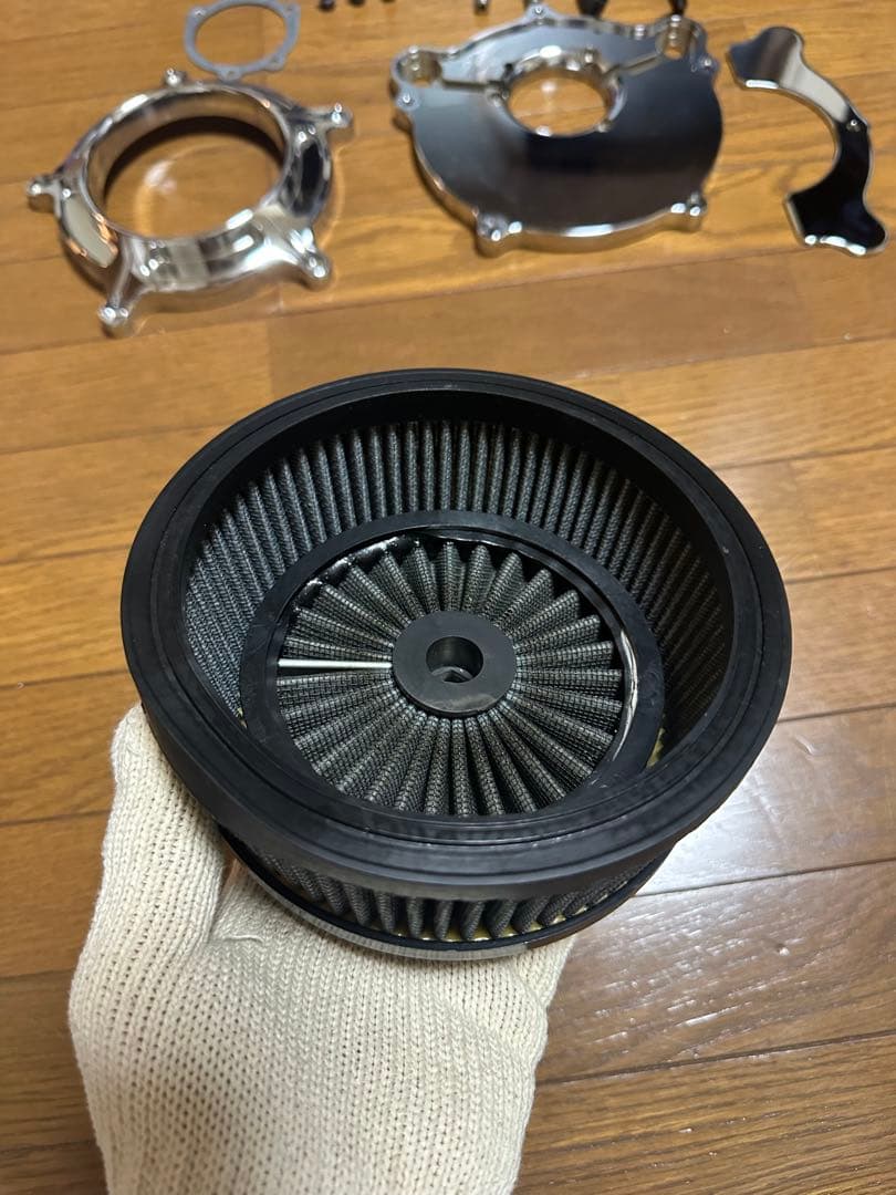 ハーレーツインカム用エアクリーナー