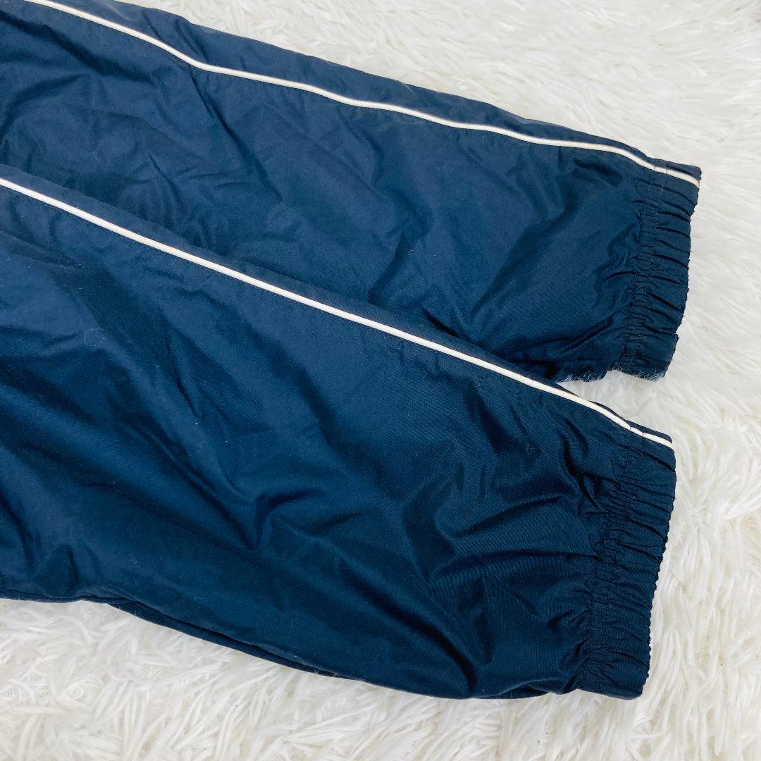 NIKE ナイキ ベンチコート Mサイズ ワンポイント サイドライン 紺