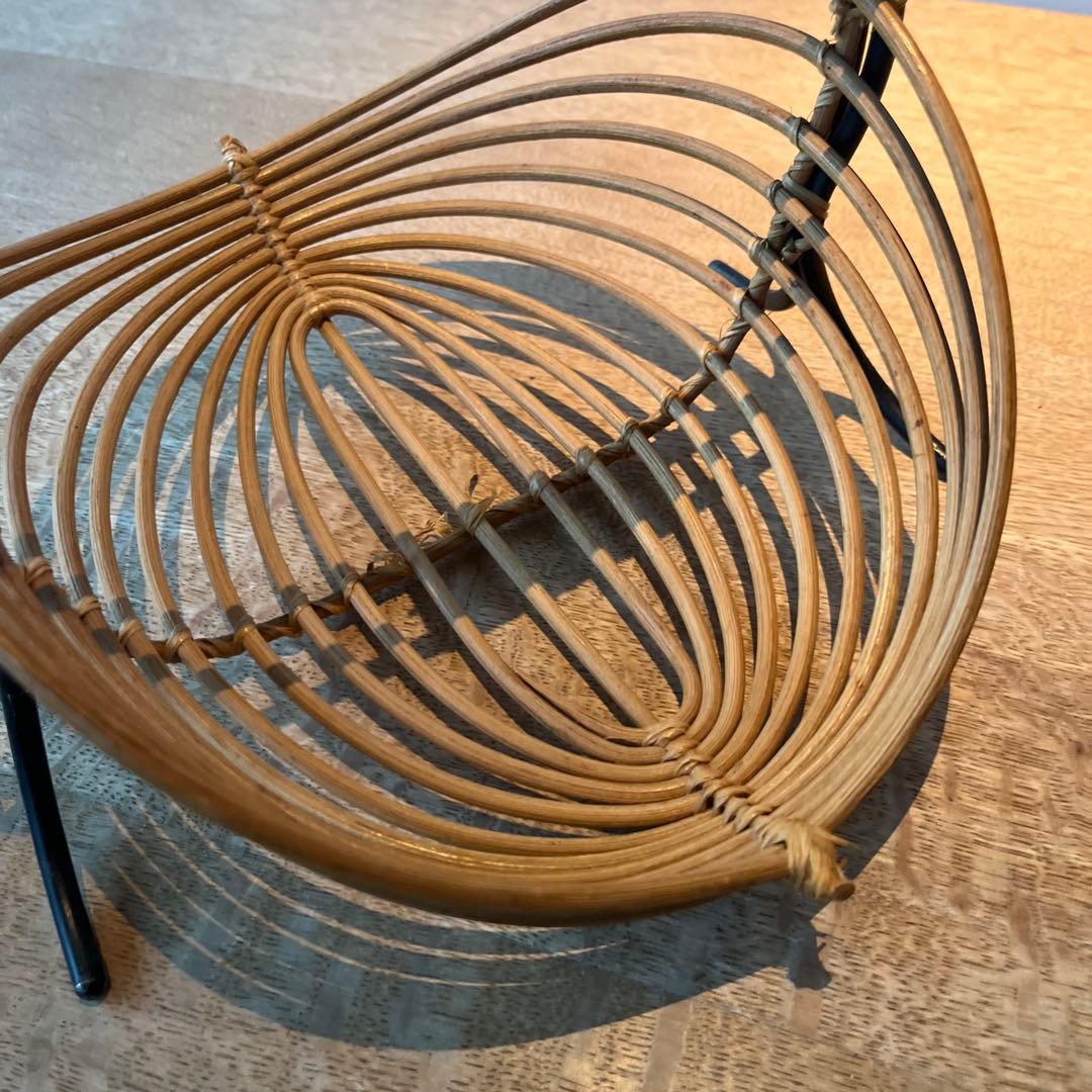 デンマーク製　ヴィンテージ　バスケット