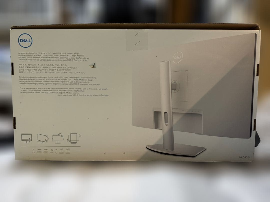 DELL S2722QC DELL モニター　27インチ ジャンク