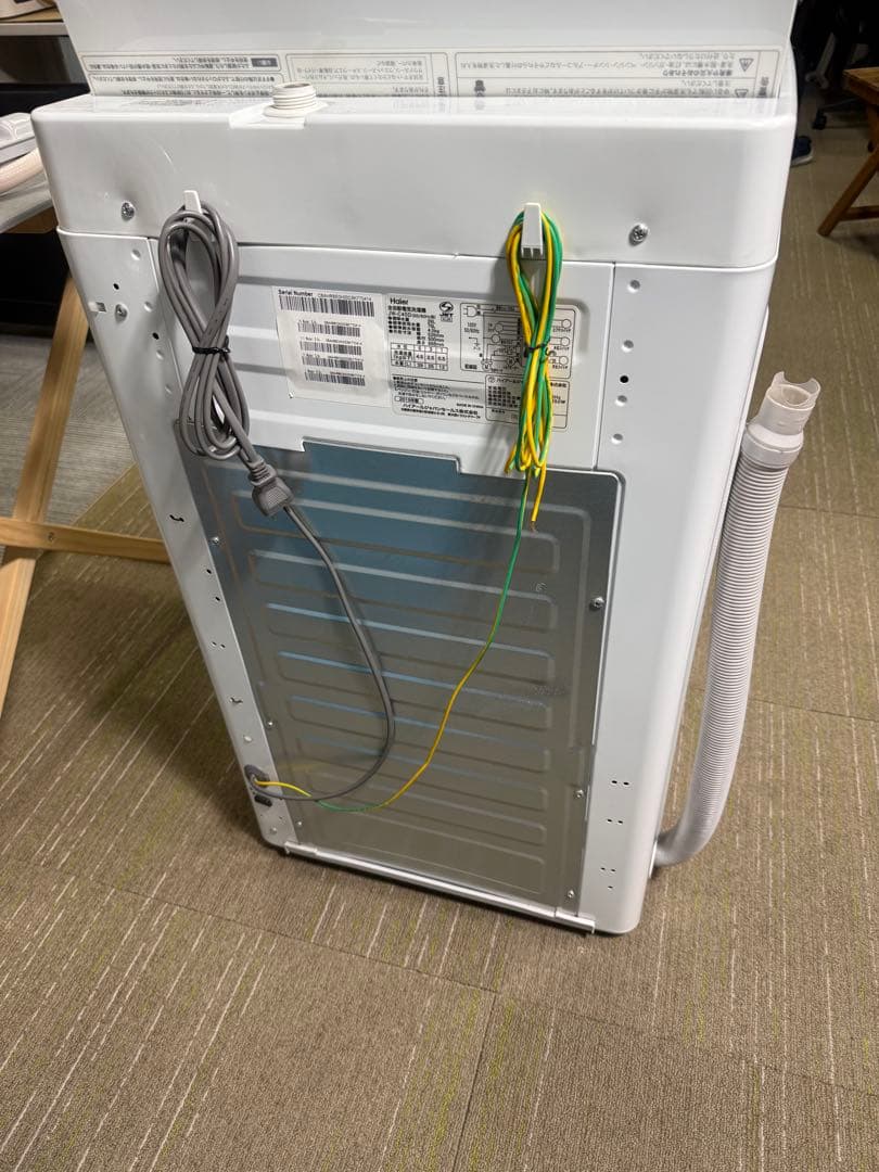【分解洗浄消毒作業済】Haier 4.5Kg全自動洗濯機　JW-C45D