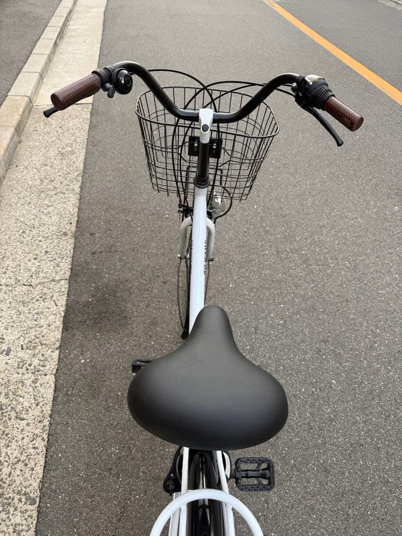 158 自転車 大阪市 【引取り限定】 美品 26インチ 変速付き