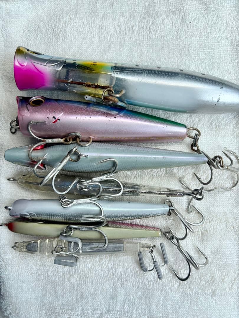 キャスティングルアー　カツオ　キハダ　ヒラマサ　シーバス　など