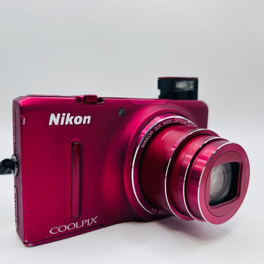 【希少】 ニコン Nikon クールピクス COOLPIX S9500 レッド
