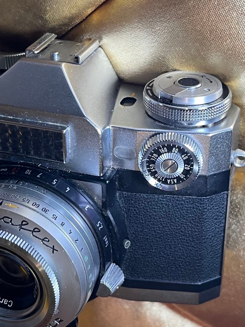 最盛期製 Contaflex Super Tessar50mm 革ケース