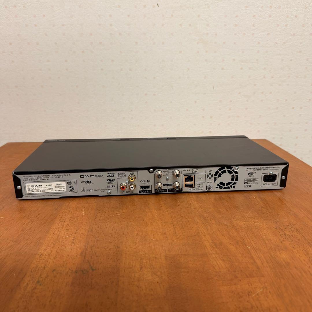 ● 美品 SHARP シャープ ブルーレイディスクレコーダー 2B-C10BW1