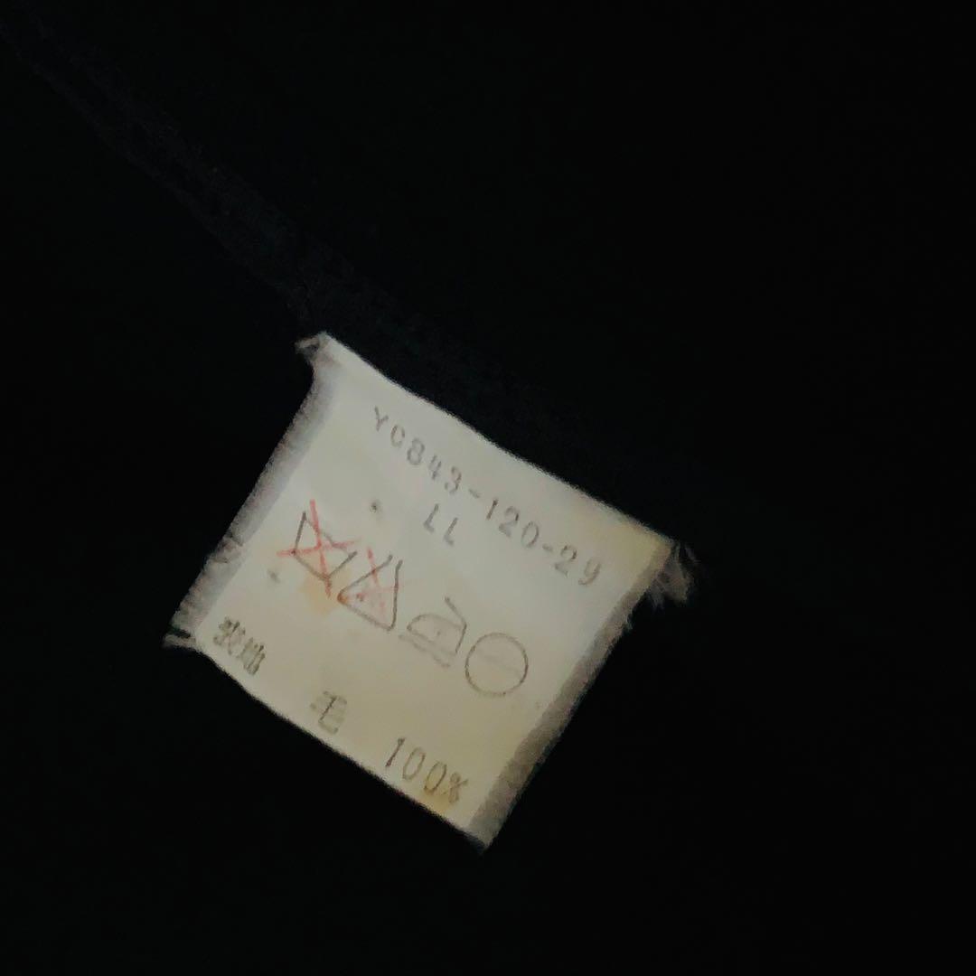 ポールスチュアート ダッフルコート ヘリンボーン XL 黒