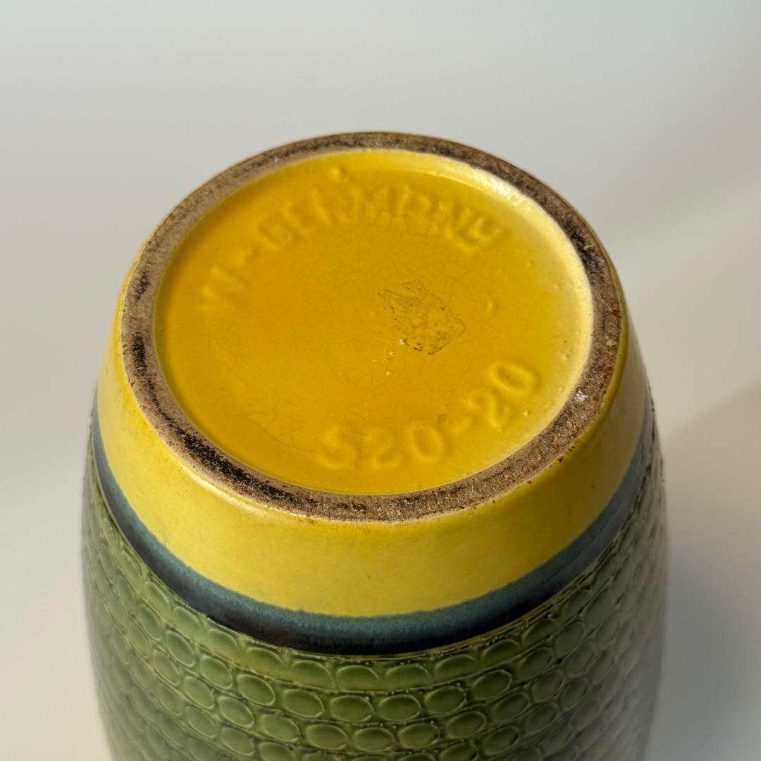 【BAY】 22cm (fat lava ファットラバ） ビンテージ 花瓶