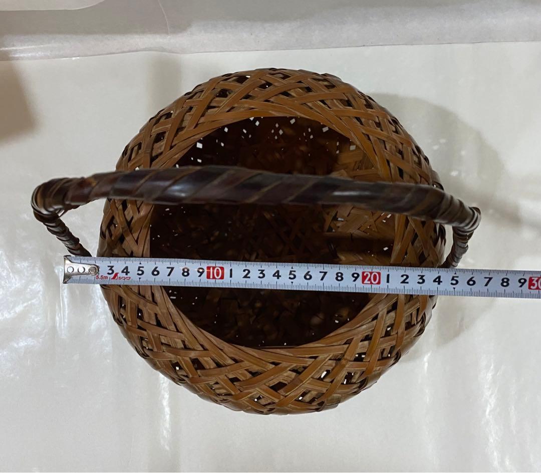 茶道具　花籠　骨董　フラワーベース