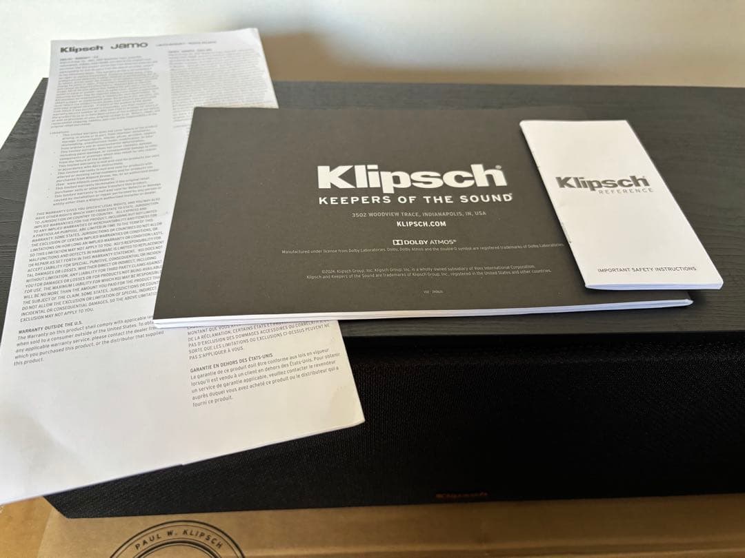 Klipsch Reference R-50C センタースピーカー ブラック