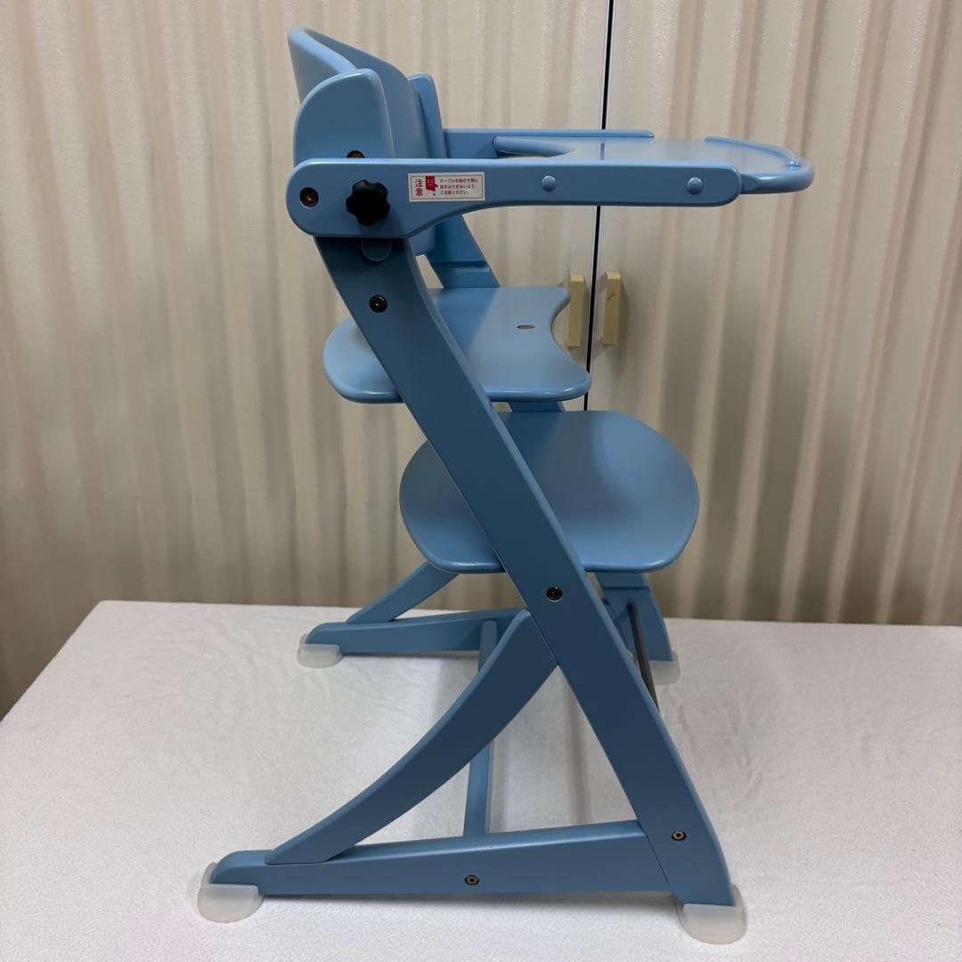 除菌清掃済　☆極美品☆　大和屋　すくすくチェアイーエヌ　ブルー
